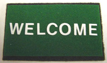 Dollhouse Miniature Welcome Mat